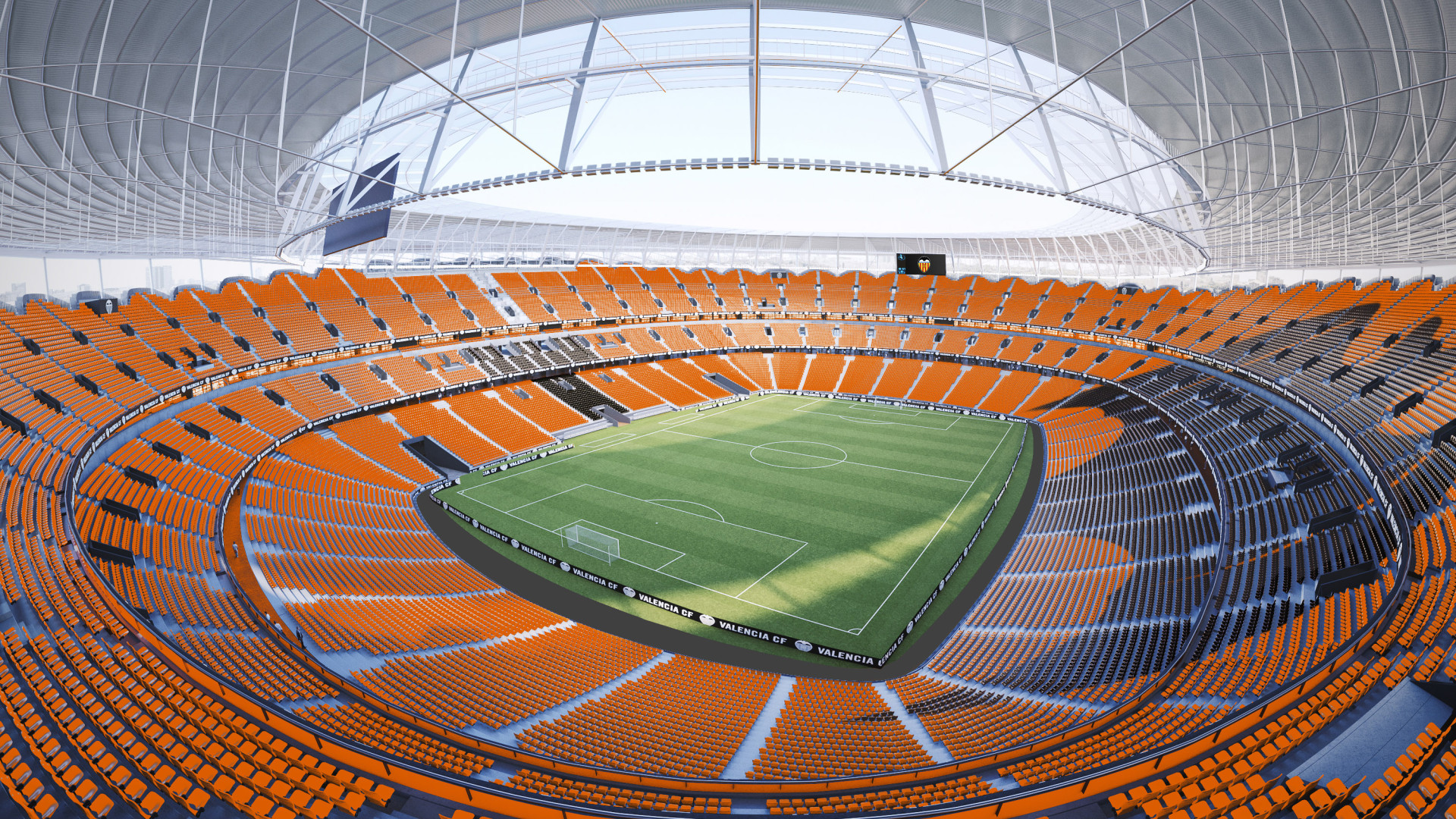 Espacios de accesibilidad en el Nou Mestalla