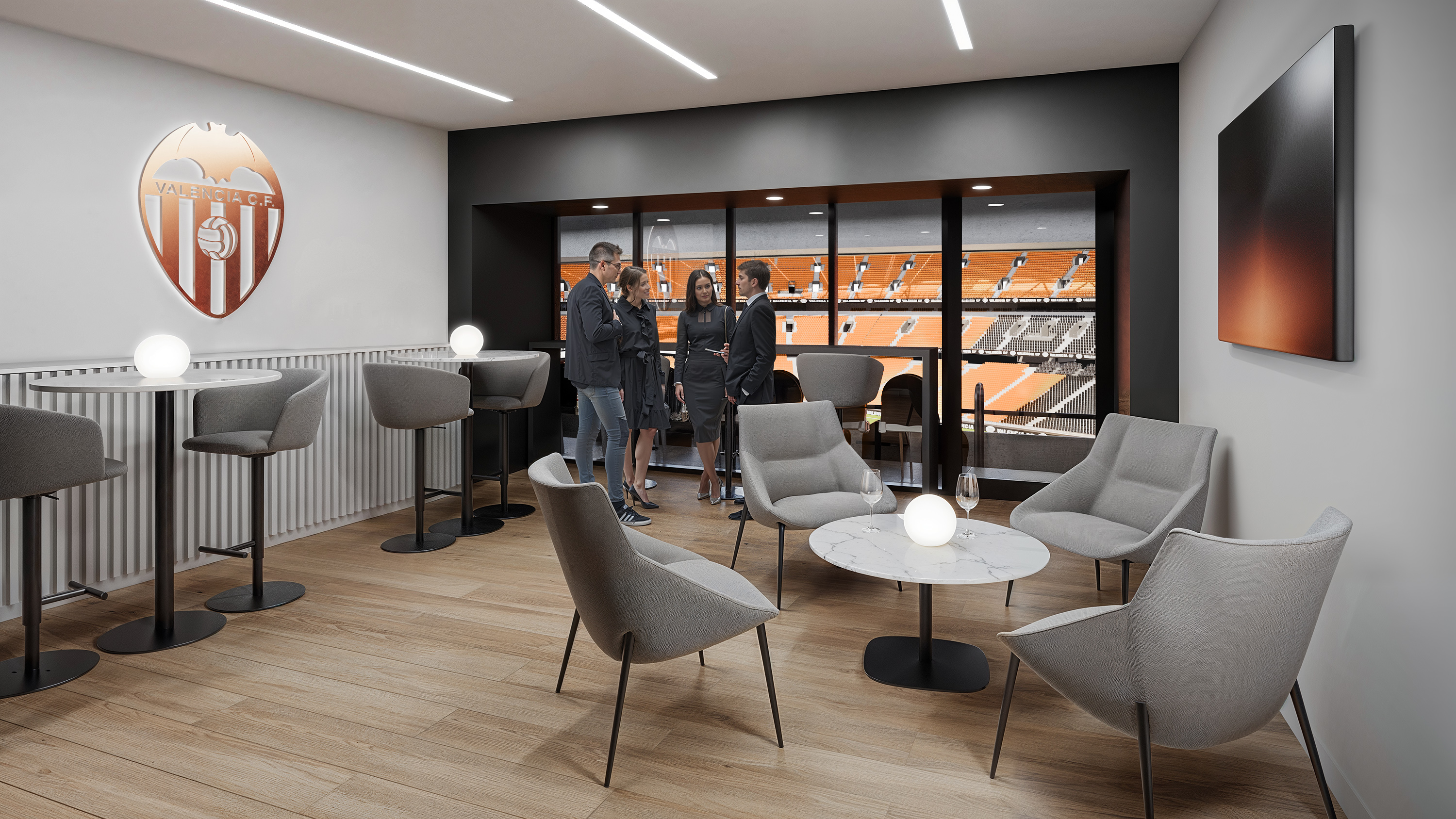 Zona de Hospitality del Nou Mestalla